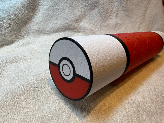 PokeBall‑Inspired 3D Printed TCG Playmat Tube – Organic PLA Storage & Travel Case
