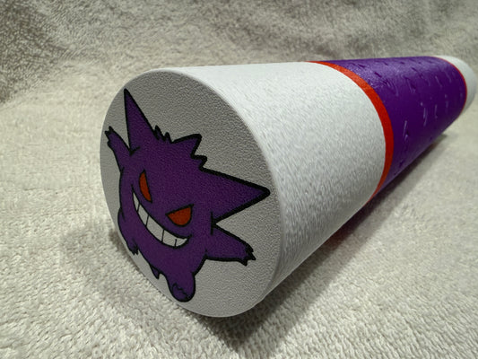 Ghost Gengar‑Inspired 3D Printed TCG Playmat Tube – Organic PLA Storage & Travel Case